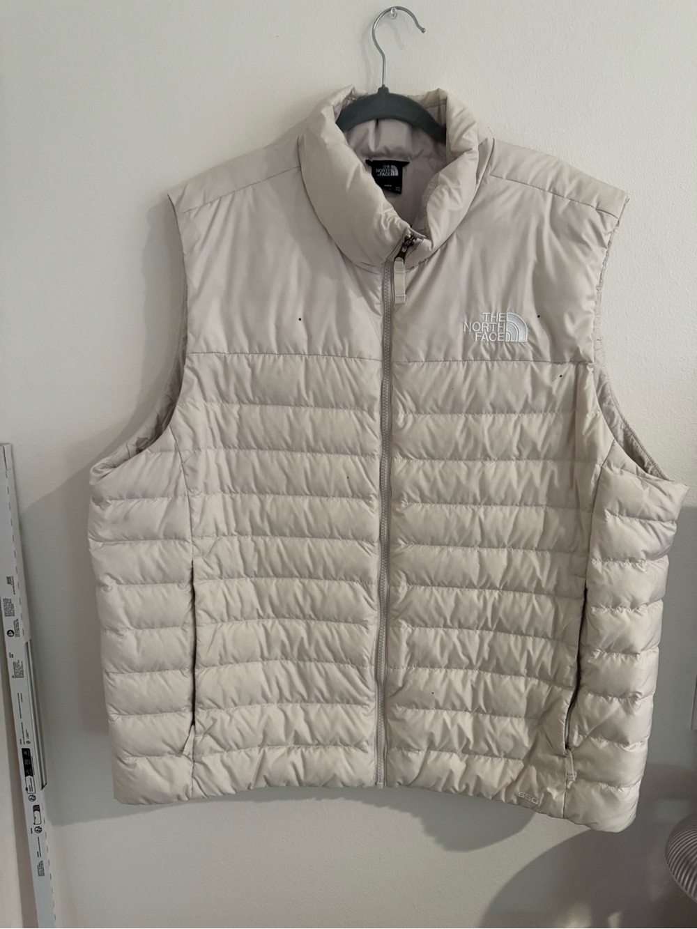 The North Face Women's Light Cream Quilted Puffer Vest